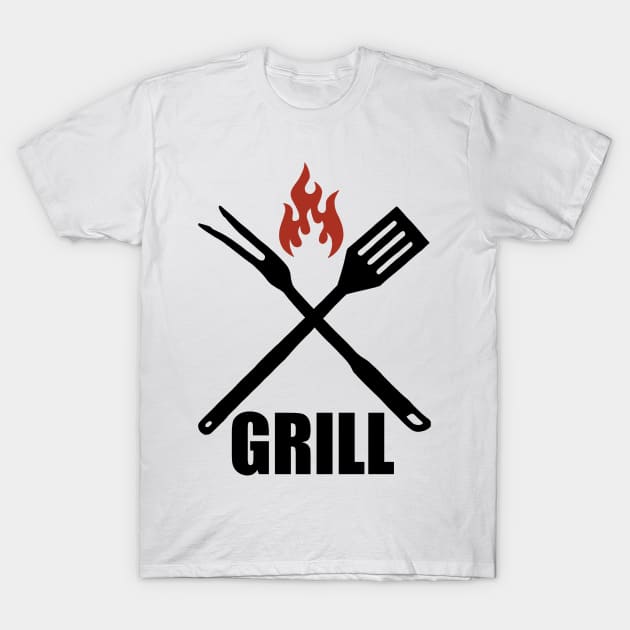 grill T-Shirt by Ntdesignart